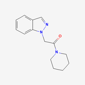 2-Indazol-1-yl-1-piperidin-1-ylethanone - 