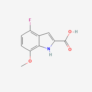 4-fluoro-7-methoxy-1H-indole-2-carboxylic acid - 