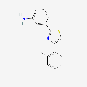 3-[4-(2,4-Dimethyl-phenyl)-thiazol-2-yl]-phenylamine - 