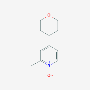 2-Methyl-4-(tetrahydro-2H-pyran-4-yl)pyridine 1-oxide - 