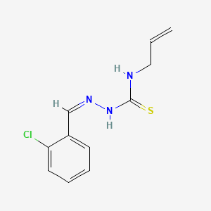 1-[(Z)-(2-chlorophenyl)methylideneamino]-3-prop-2-enylthiourea - 