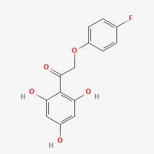 2-(4-Fluorophenoxy)-1-(2,4,6-trihydroxyphenyl)ethanone - 