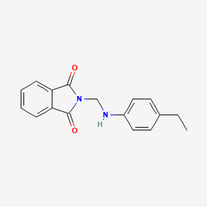 2-[(4-Ethylanilino)methyl]isoindoline-1,3-dione - 