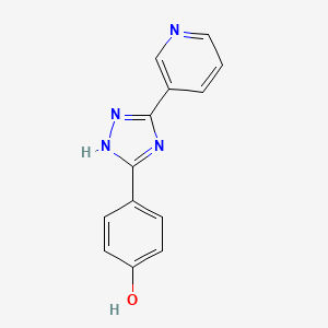 4-[5-(pyridin-3-yl)-1H-1,2,4-triazol-3-yl]phenol - 
