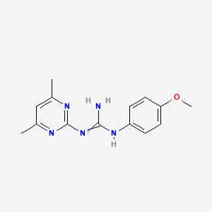 1-(4,6-Dimethylpyrimidin-2-yl)-3-(4-methoxyphenyl)guanidine - 
