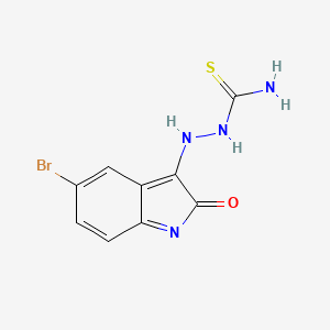 [(5-bromo-2-oxoindol-3-yl)amino]thiourea - 