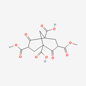 3,7-Bis(methoxycarbonyl)-2,6-dioxobicyclo[3.3.1]nonane-1,5-dicarboxylic acid - 