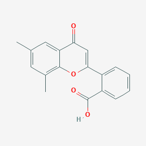 2-(6,8-dimethyl-4-oxo-4H-chromen-2-yl)benzoic acid - 