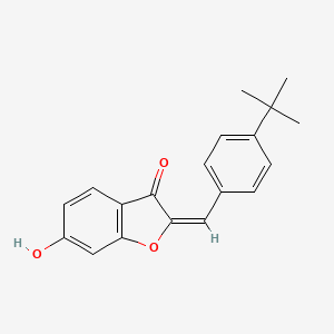 (2Z)-2-(4-tert-butylbenzylidene)-6-hydroxy-1-benzofuran-3(2H)-one - 