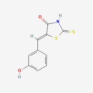 (5Z)-5-(3-hydroxybenzylidene)-2-thioxo-1,3-thiazolidin-4-one - 