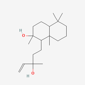 1-(3-hydroxy-3-methylpent-4-enyl)-2,5,5,8a-tetramethyl-3,4,4a,6,7,8-hexahydro-1H-naphthalen-2-ol - 318237-79-5