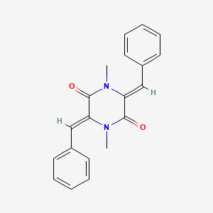 (3Z,6Z)-3,6-Dibenzylidene-1,4-dimethylpiperazine-2,5-dione - 
