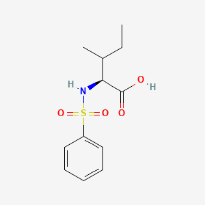 (2S,3R)-3-methyl-2-(phenylsulfonamido)pentanoic acid - 
