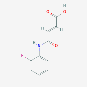 (2E)-3-[(2-fluorophenyl)carbamoyl]prop-2-enoic acid - 