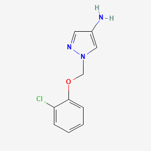 1-[(2-chlorophenoxy)methyl]-1H-pyrazol-4-amine - 