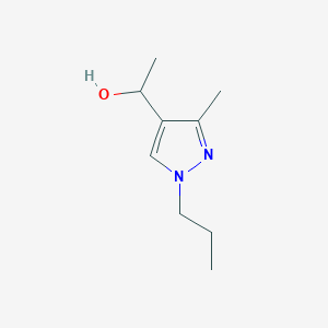1-(3-methyl-1-propyl-1H-pyrazol-4-yl)ethanol - 