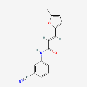 N-(3-cyanophenyl)-3-(5-methyl-2-furyl)acrylamide - 
