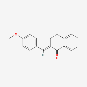 3,4-Dihydro-2-((4-methoxyphenyl)methylene)-1(2H)-naphthalenone - 49629-37-0