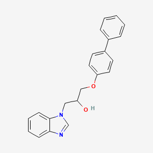 1-(1H-benzimidazol-1-yl)-3-(biphenyl-4-yloxy)propan-2-ol - 