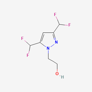 2-[3,5-Bis(difluoromethyl)-1H-pyrazol-1-YL]ethanol - 
