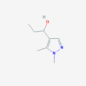 1-(1,5-dimethyl-1H-pyrazol-4-yl)propan-1-ol - 