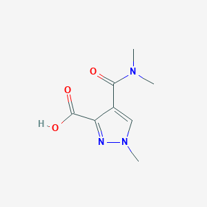 4-(dimethylcarbamoyl)-1-methyl-1H-pyrazole-3-carboxylic acid - 