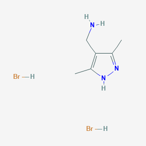 (3,5-dimethyl-1H-pyrazol-4-yl)methanamine dihydrobromide - 