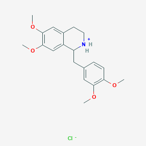 1-(3,4-Dimethoxybenzyl)-1,2,3,4-tetrahydro-6,7-dimethoxyisoquinolinium chloride - 