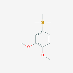 1-(Trimethylsilyl)-3,4-dimethoxybenzene - 