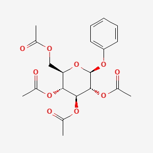 (2R,3R,4S,5R,6S)-2-(Acetoxymethyl)-6-phenoxytetrahydro-2H-pyran-3,4,5-triyl triacetate - 