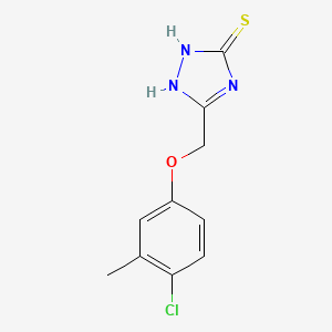5-(4-chloro-3-methylphenoxymethyl)-4H-1,2,4-triazole-3-thiol - 