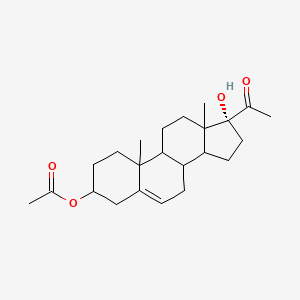 (8xi,9xi,10xi,13xi,14xi)-17-Hydroxy-20-oxopregn-5-en-3-yl acetate - 