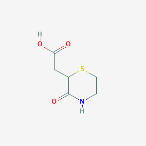 2-(3-oxothiomorpholin-2-yl)acetic Acid - 