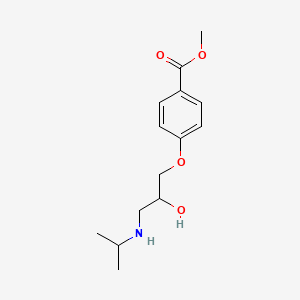 4-(2-Hydroxy-3-isopropylamino-propoxy)-benzoic acid methyl ester - 33947-97-6