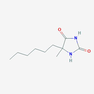 5-Hexyl-5-methyl-imidazolidine-2,4-dione - 5472-88-8