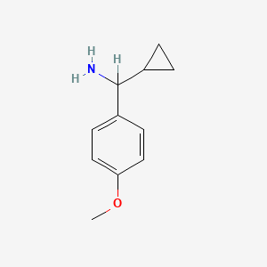 1-Cyclopropyl-1-(4-methoxyphenyl)methylamine - 71477-15-1