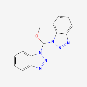 1-[1H-1,2,3-Benzotriazol-1-yl(methoxy)methyl]-1H-1,2,3-benzotriazole - 170166-58-2