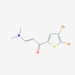 (E)-1-(4,5-dibromo-2-thienyl)-3-(dimethylamino)-2-propen-1-one - 