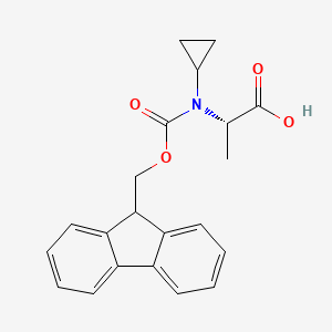 (2S)-2-{CYCLOPROPYL[(9H-FLUOREN-9-YLMETHOXY)CARBONYL]AMINO}PROPANOIC ACID - 