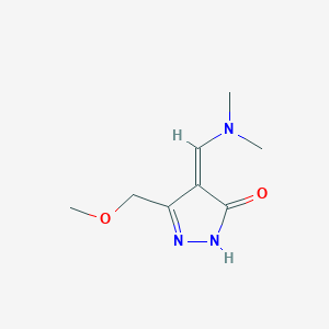 4-[(dimethylamino)methylene]-5-(methoxymethyl)-2,4-dihydro-3H-pyrazol-3-one - 
