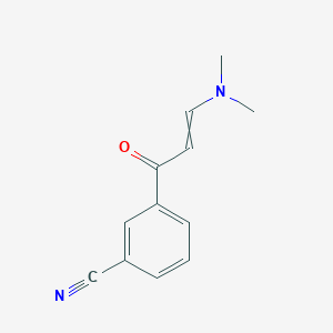 3-[3-(dimethylamino)prop-2-enoyl]benzonitrile - 