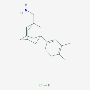 (3-(3,4-Dimethylphenyl)adamantan-1-yl)methanamine hydrochloride - 