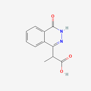 2-(4-Oxo-3,4-dihydrophthalazin-1-yl)propanoic acid - 4615-94-5