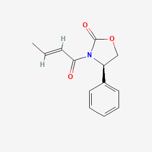 (R,E)-3-but-2-enoyl-4-phenyloxazolidin-2-one - 