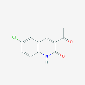 3-acetyl-6-chloroquinolin-2(1H)-one - 