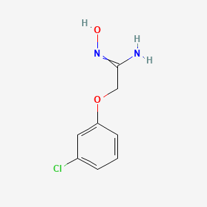 2-(3-Chlorophenoxy)-N-hydroxyacetimidamide - 