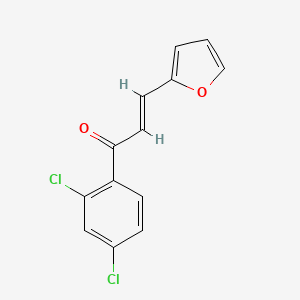 (2E)-1-(2,4-Dichlorophenyl)-3-(furan-2-yl)prop-2-en-1-one - 