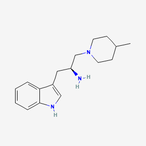 (2S)-1-(1H-indol-3-yl)-3-(4-methylpiperidin-1-yl)propan-2-amine - 