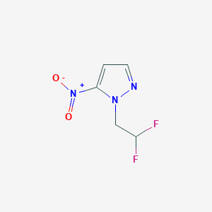 1-(2,2-difluoroethyl)-5-nitro-1H-pyrazole - 