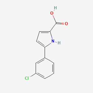 5-(3-Chlorophenyl)-1H-pyrrole-2-carboxylic acid - 